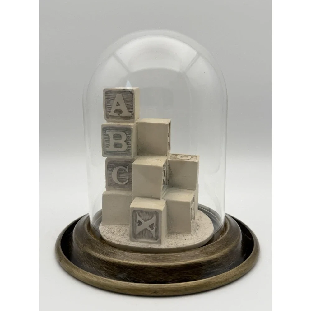 OLSZEWSKI THE CHILDRENS SERIES 956-D A B C'S ALPHABET BLOCKS IN DOME